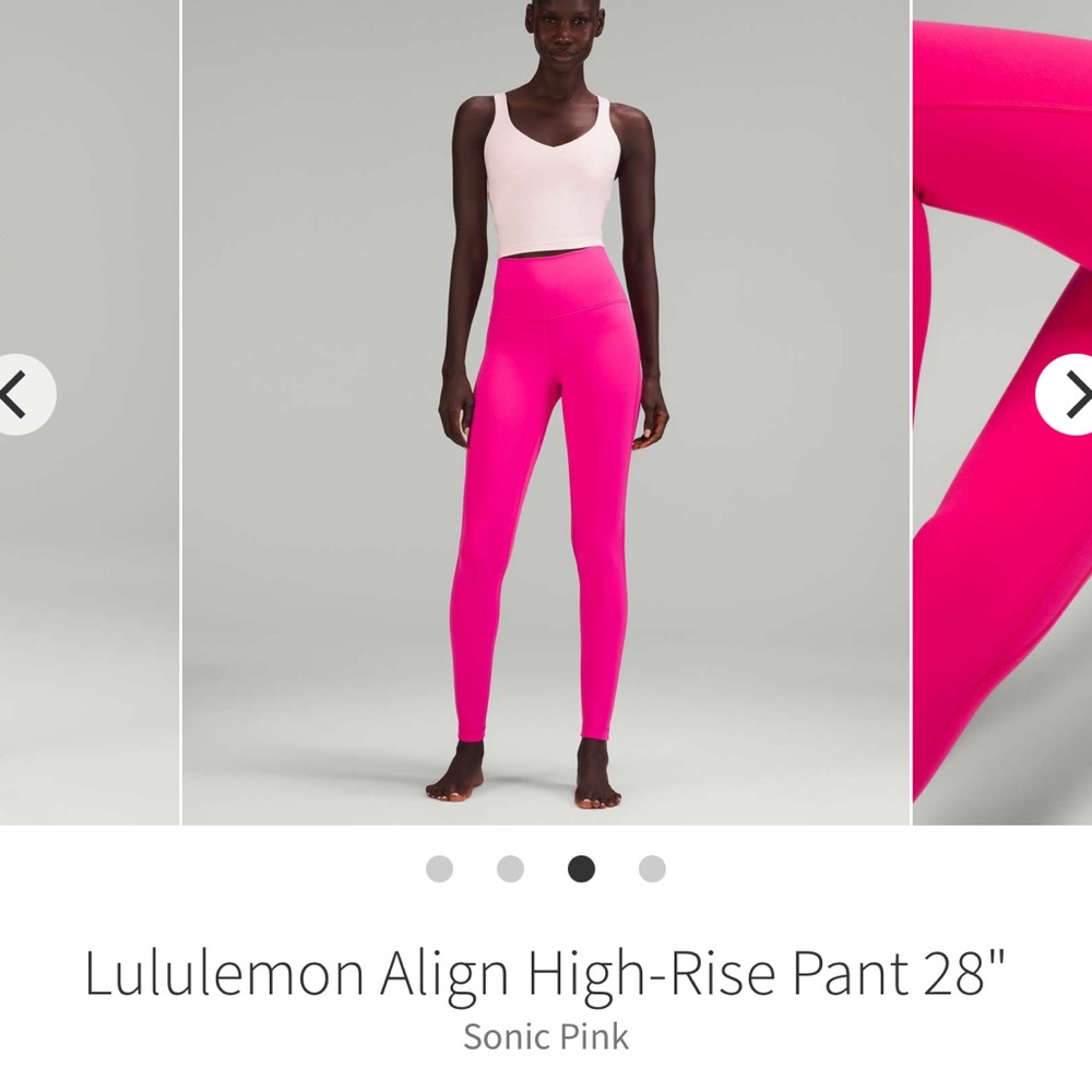lululemon athletica Align High-Rise Leggings in Sonic Pink